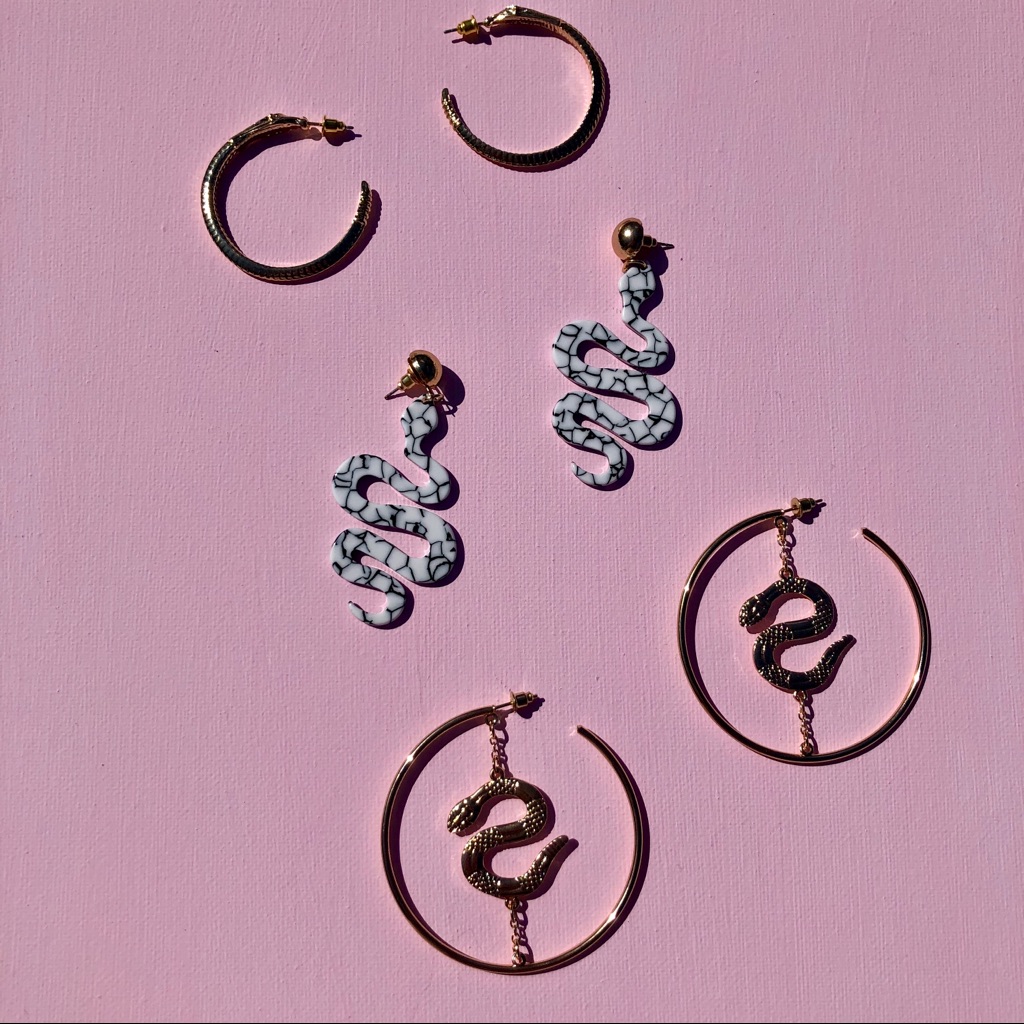 Snake Charmer Earring Set